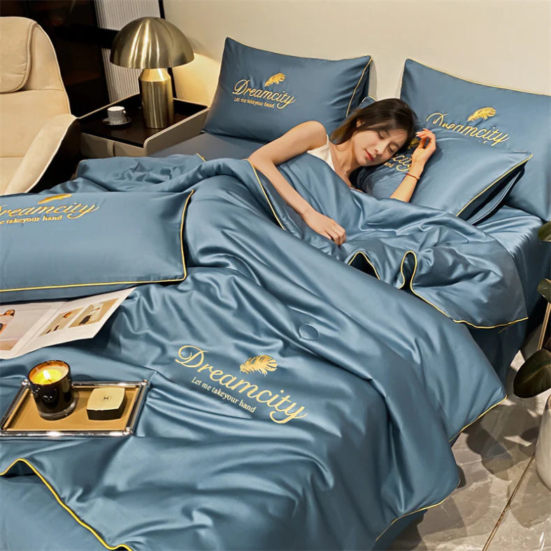 KühlTraum Cooling Ice-Silk Duvet for Hot Nights