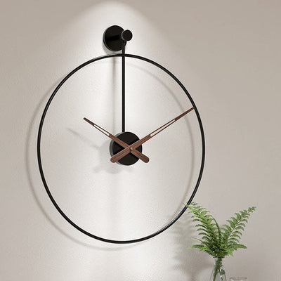 Minimalist 16-Inch Silent Wall Clock – Iron