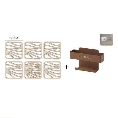 Heat-Resistant Silicone Trivet Coasters – Set of 6