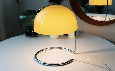Bauhaus Style Glass LED Table Lamp