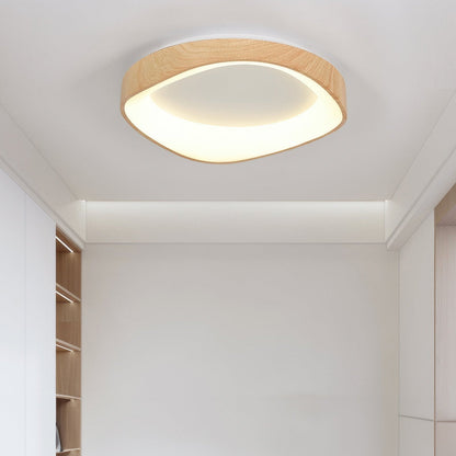 Artistic Wood Grain Ceiling Light
