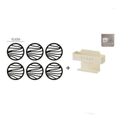 Heat-Resistant Silicone Trivet Coasters – Set of 6