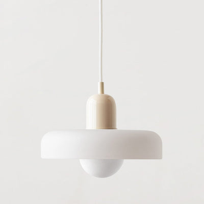 Bauhaus Colored Glass Pendant Light