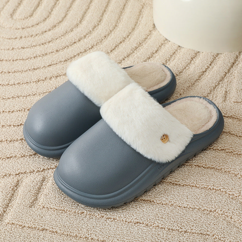 Warm 2-in-1 Indoor Outdoor Slippers Non-Slip