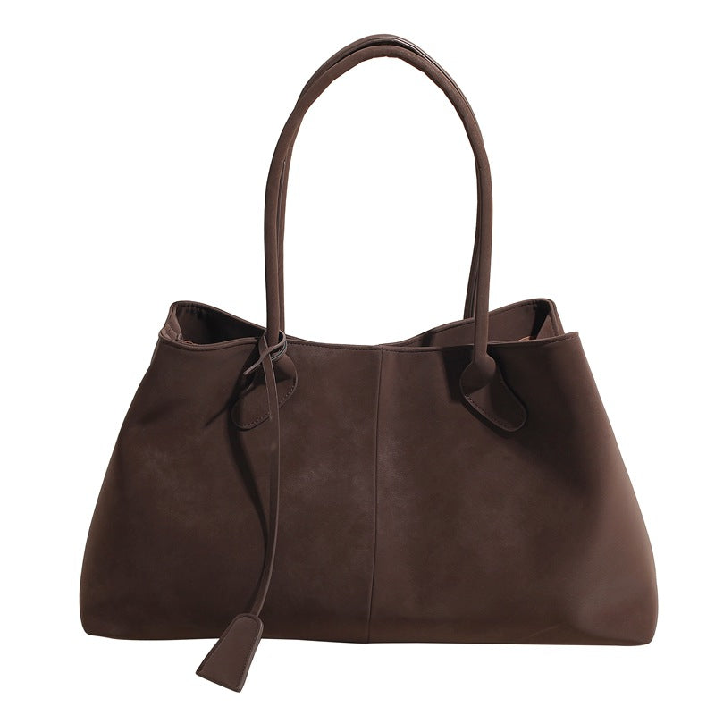 Women's Faux Leather Tote Bag with Spacious Interior