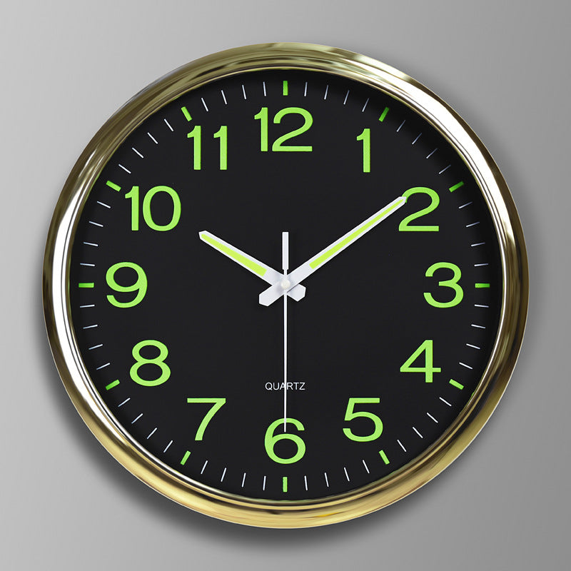 Silent LED Wall Clock 12" for Classroom