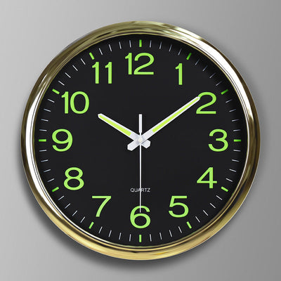 Silent LED Wall Clock 12" for Classroom