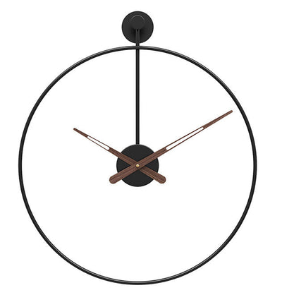 Minimalist 16-Inch Silent Wall Clock – Iron
