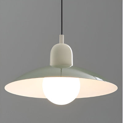 Modern Macaron Bauhaus Pendant Light – Iron Shade