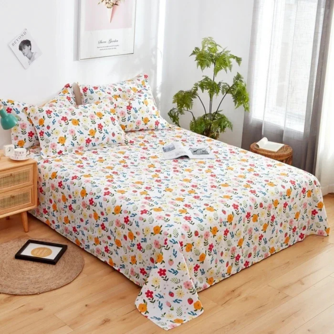 Olira Cotton Bed Cover – Soft, Breathable Comfort