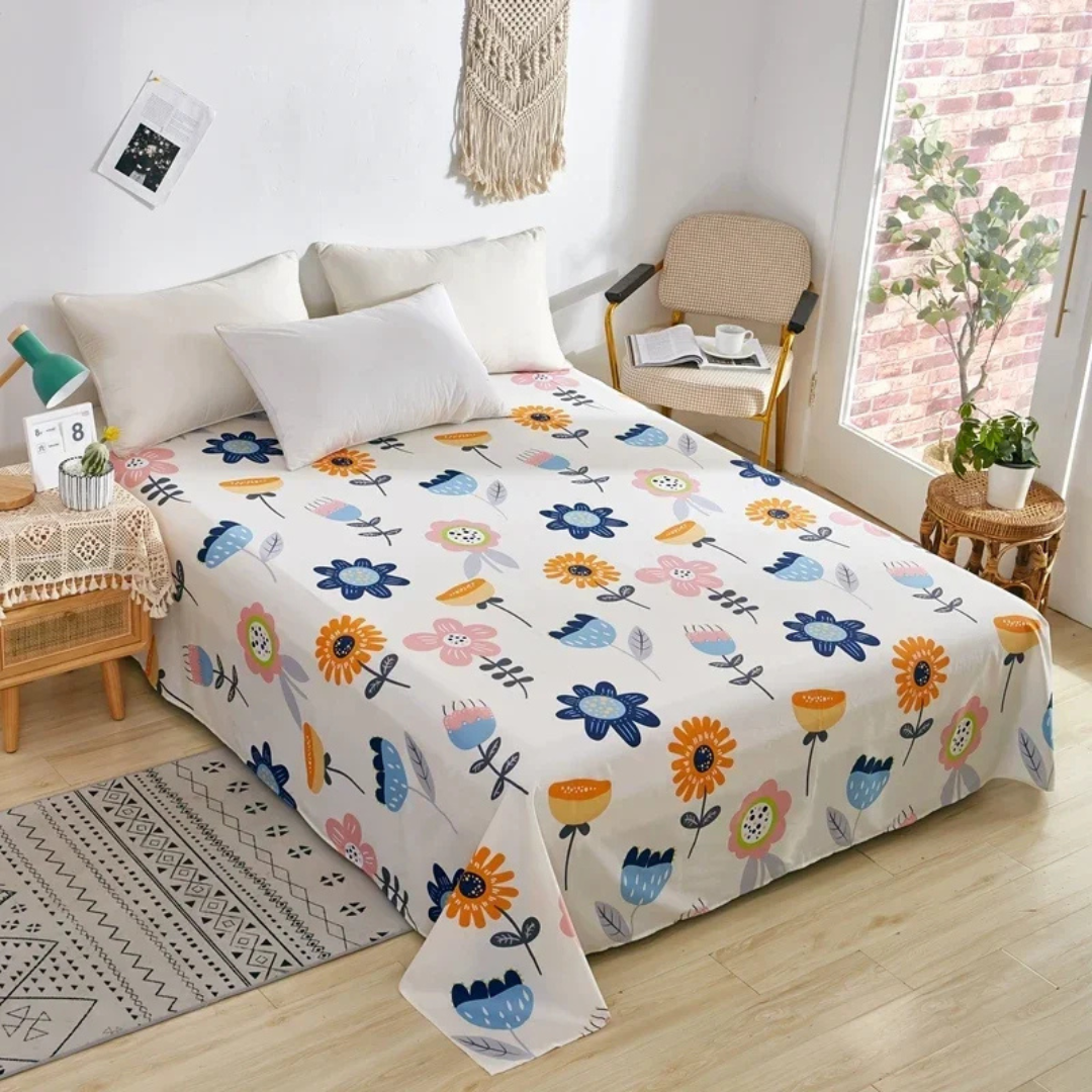 Olira Cotton Bed Cover – Soft, Breathable Comfort