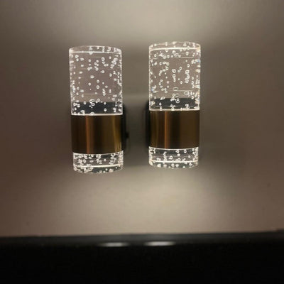 LumiKristall Plug-in Wall Lamp with Light Sensor