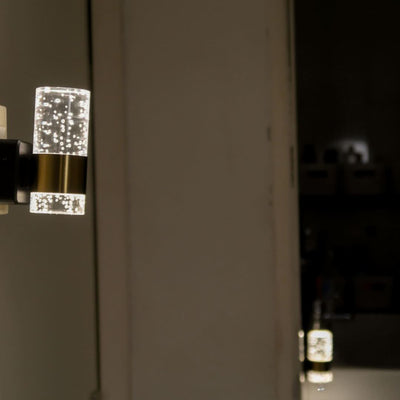 LumiKristall Plug-in Wall Lamp with Light Sensor