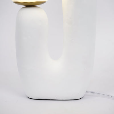 Modern Glass and Resin Table Lamp