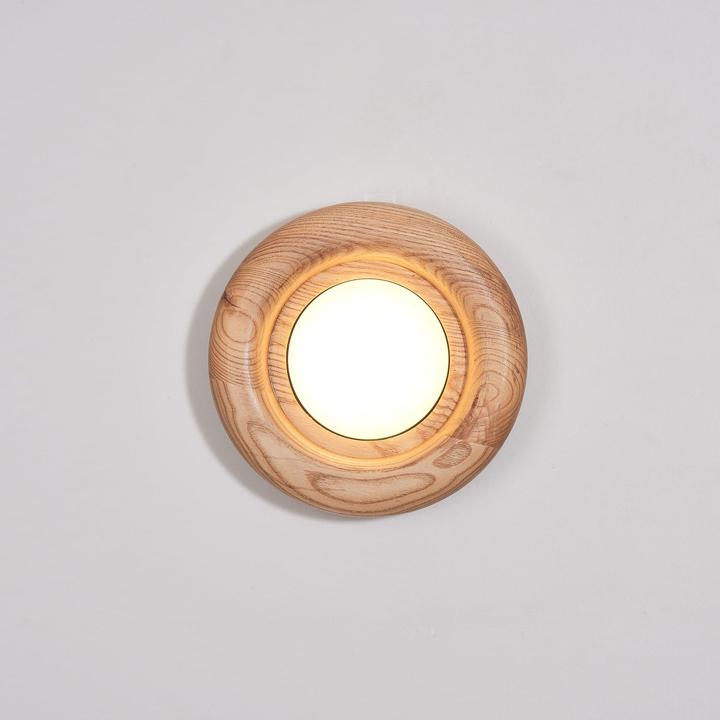Orbitus LED Wall Light – Modern Wooden Frame