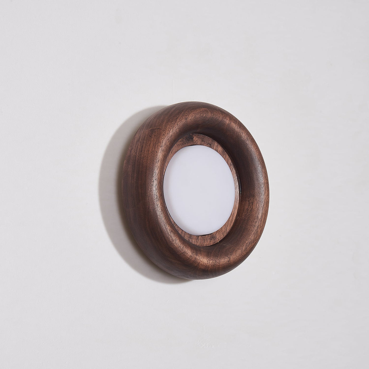 Orbitus LED Wall Light – Modern Wooden Frame