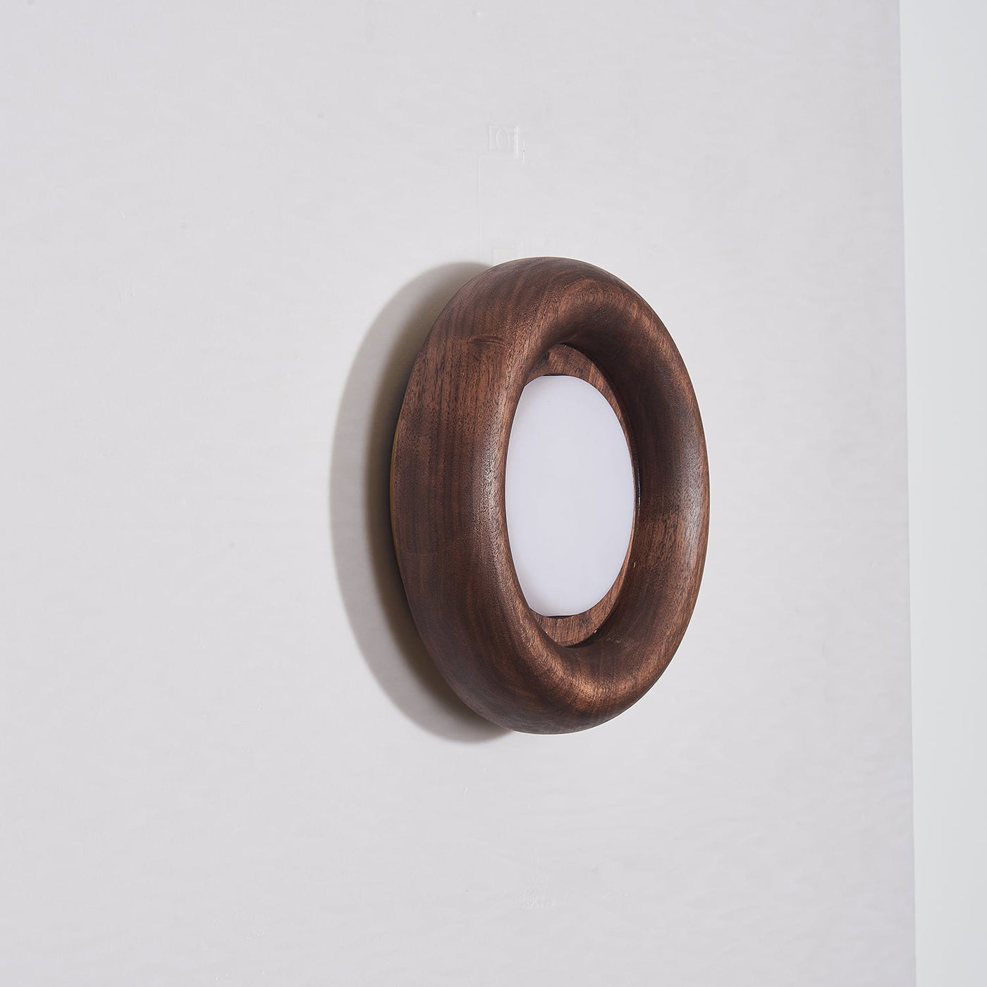 Orbitus LED Wall Light – Modern Wooden Frame