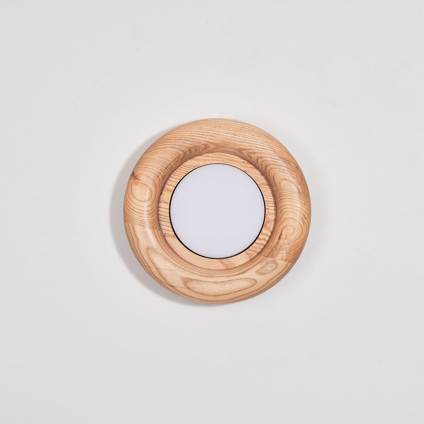 Orbitus LED Wall Light – Modern Wooden Frame