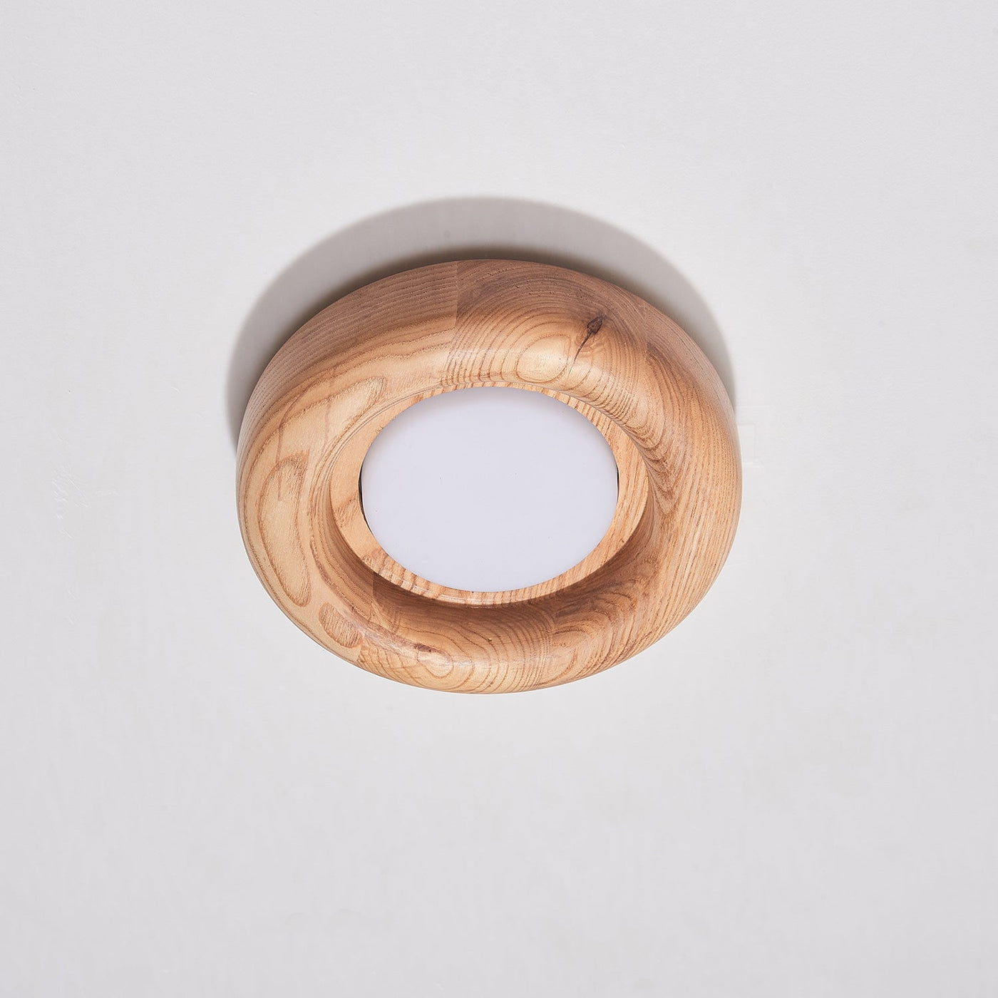 Orbitus LED Wall Light – Modern Wooden Frame