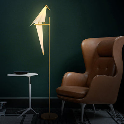Magnetic Origami Bird Wall Light – Warm LED Lamp