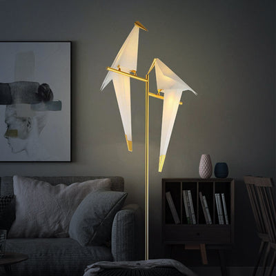 Magnetic Origami Bird Wall Light – Warm LED Lamp