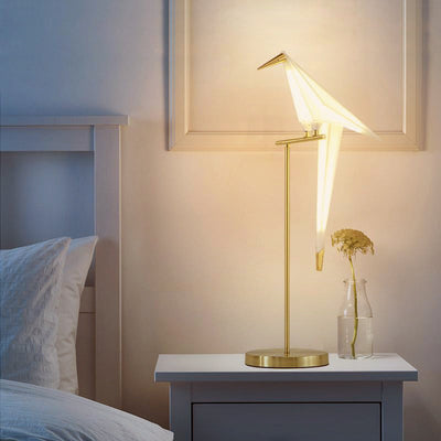 Magnetic Origami Bird Wall Light – Warm LED Lamp