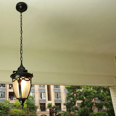 Retro Metal Glass Pendant Lamp for Home Lighting