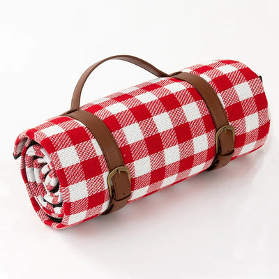 Foldable Waterproof Plaid Picnic Blanket for Outdoor Adventures