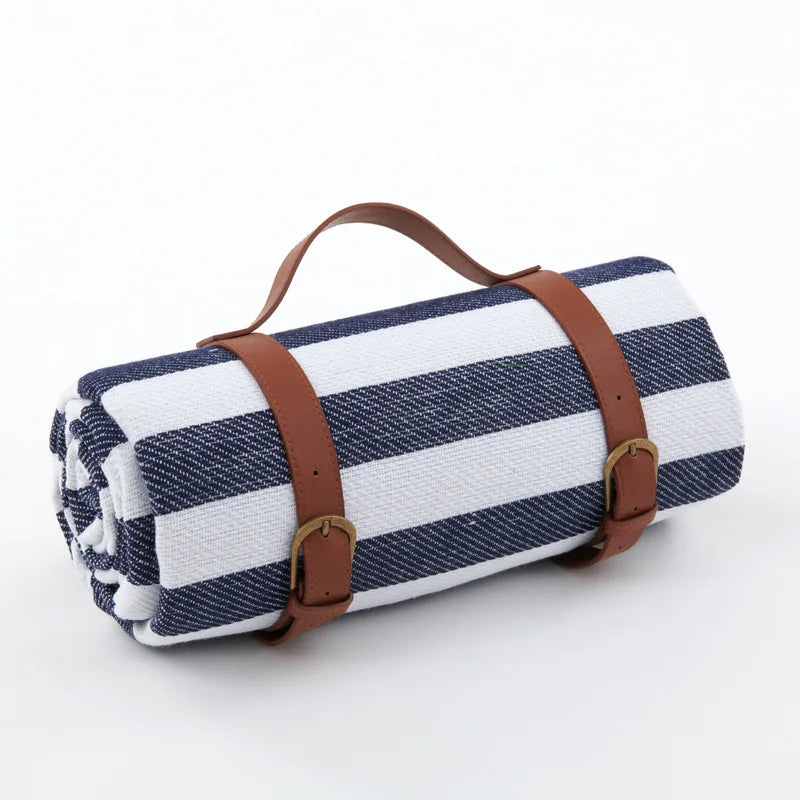 Foldable Waterproof Plaid Picnic Blanket for Outdoor Adventures