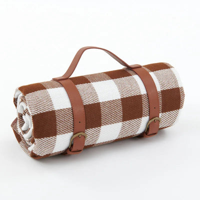 Foldable Waterproof Plaid Picnic Blanket for Outdoor Adventures