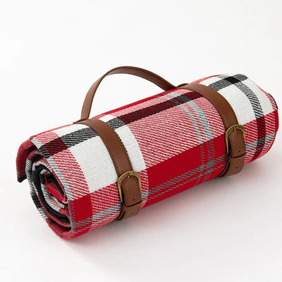 Foldable Waterproof Plaid Picnic Blanket for Outdoor Adventures