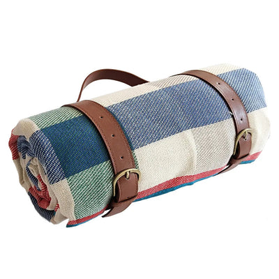 Foldable Waterproof Plaid Picnic Blanket for Outdoor Adventures