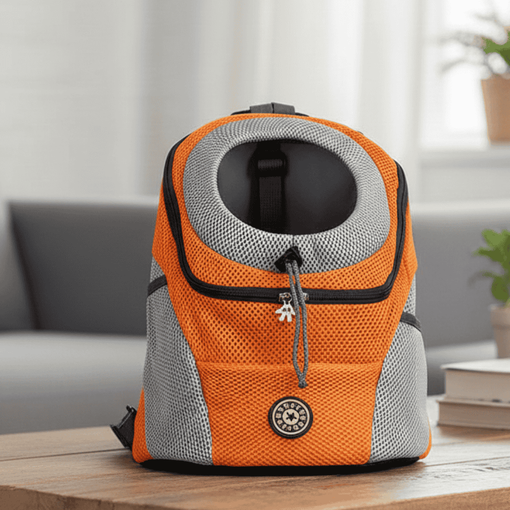 Ventilated Pet Carrier Backpack with Safety Hook – Twilight & Co
