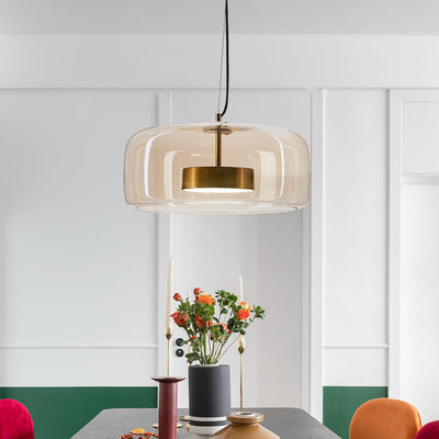 Modern Glass Hotel-Style Pendant Light