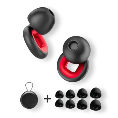 Reusable Earplugs with 24dB Noise Reduction and Storage Case