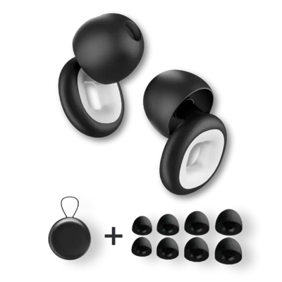 Reusable Earplugs with 24dB Noise Reduction and Storage Case