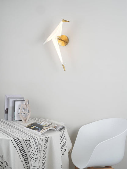 FeatherGlow  – Bird-Inspired Wall Lamp for a Whimsical Look
