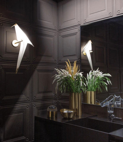 FeatherGlow  – Bird-Inspired Wall Lamp for a Whimsical Look