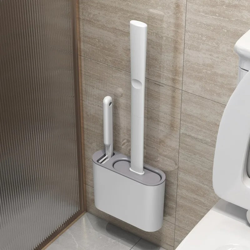 PerfectClean Silicone Toilet Brush – Wall-Mounted & Hygienic