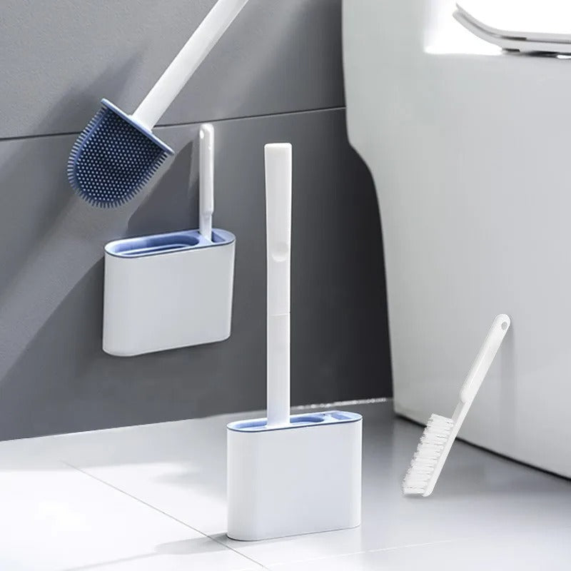 PerfectClean Silicone Toilet Brush – Wall-Mounted & Hygienic