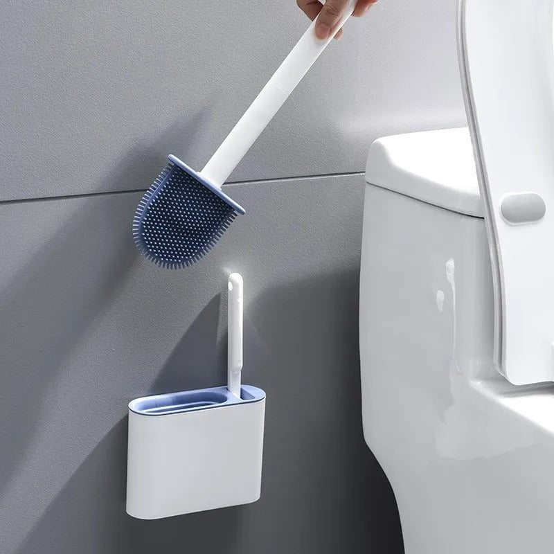PerfectClean Silicone Toilet Brush – Wall-Mounted & Hygienic