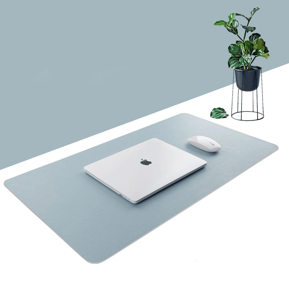 Vegan Leather Desk Pad Waterproof Dual-Sided Writing Mat