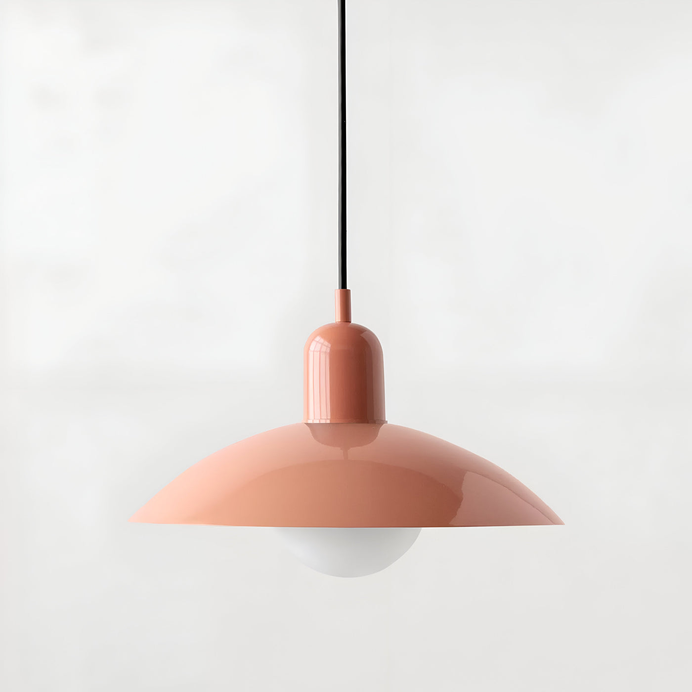 Modern Macaron Bauhaus Pendant Light – Iron Shade
