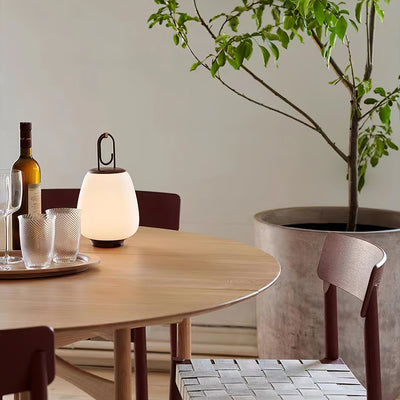 Portable Nordic Lantern Table Lamp USB Rechargeable