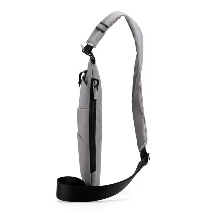 SecureTravel Anti-Theft Slingbag with Hidden Zippers