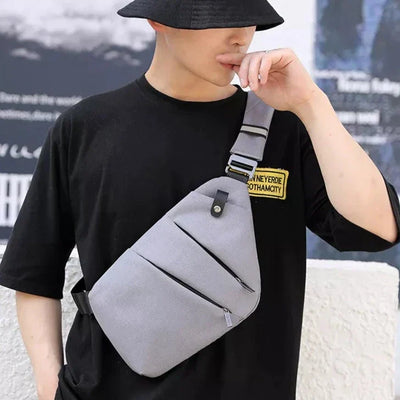 SecureTravel Anti-Theft Slingbag with Hidden Zippers