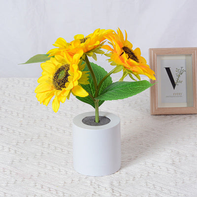 Shimmering Sunflower LED Table Lamp