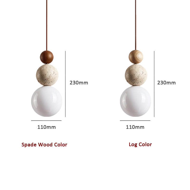 Natural Lava Stone Travertine Pendant Light