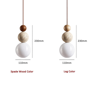 Natural Lava Stone Travertine Pendant Light
