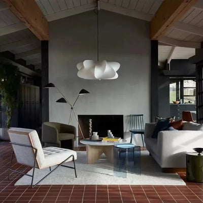 Japanese Silk Wabi Sabi Pendant Light